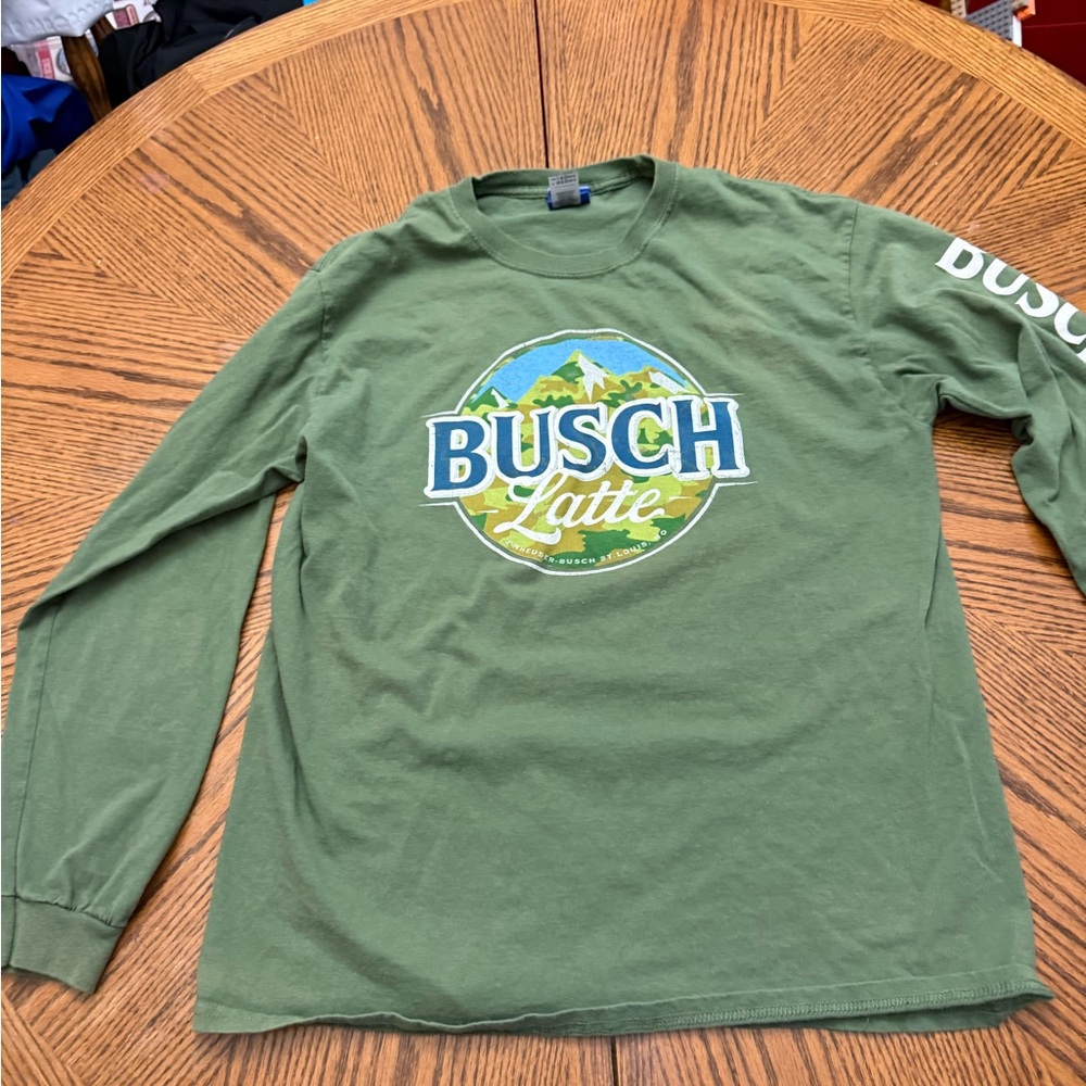 Busch Latte Green Long Sleeve Tee